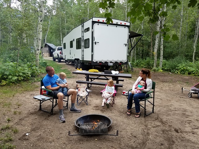 Héberger dans un camping pour les vacances